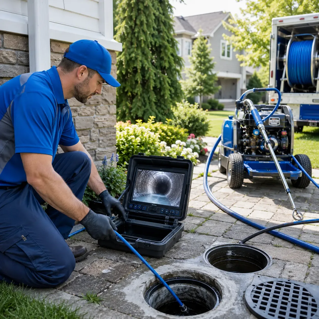 Outdoor drain cleaning professionals serving Union Grove, AL